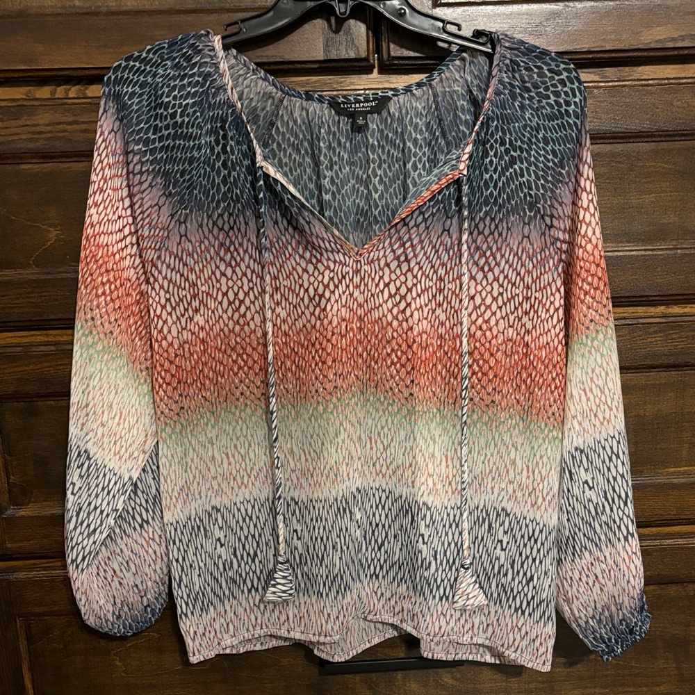 Multicolor Patterned Blouse